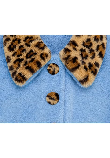 Giacca in pelliccia ecologica MISS GRANT KIDS | MG1760NCERULEO